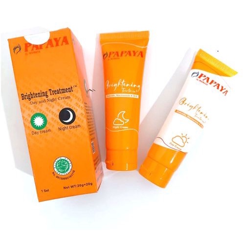 ❤ RATU ❤ Papaya Brightening Treatment Day &amp; Night Cream By Mamaya ( BPOM✔️)