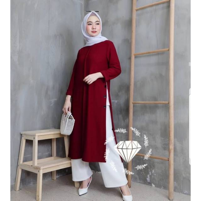 BAJU WANITA TERBARU 2021 FASHION MUSLIM UKHTI LADIES GADIS SYARI TUNIK RODHIA