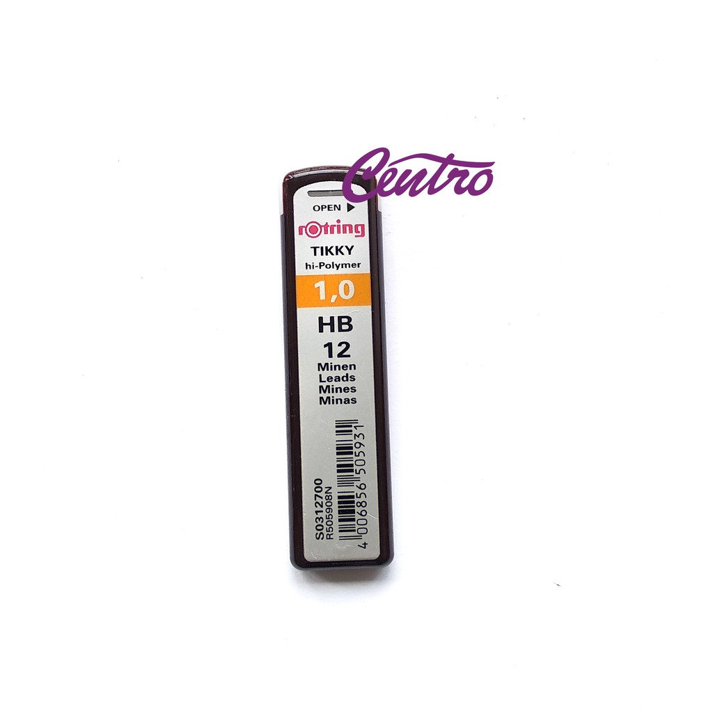 

Rotring Tikky Hi- Polymer Isi Pensil 1.0 HB isi pensil mekanik 1.0 HB