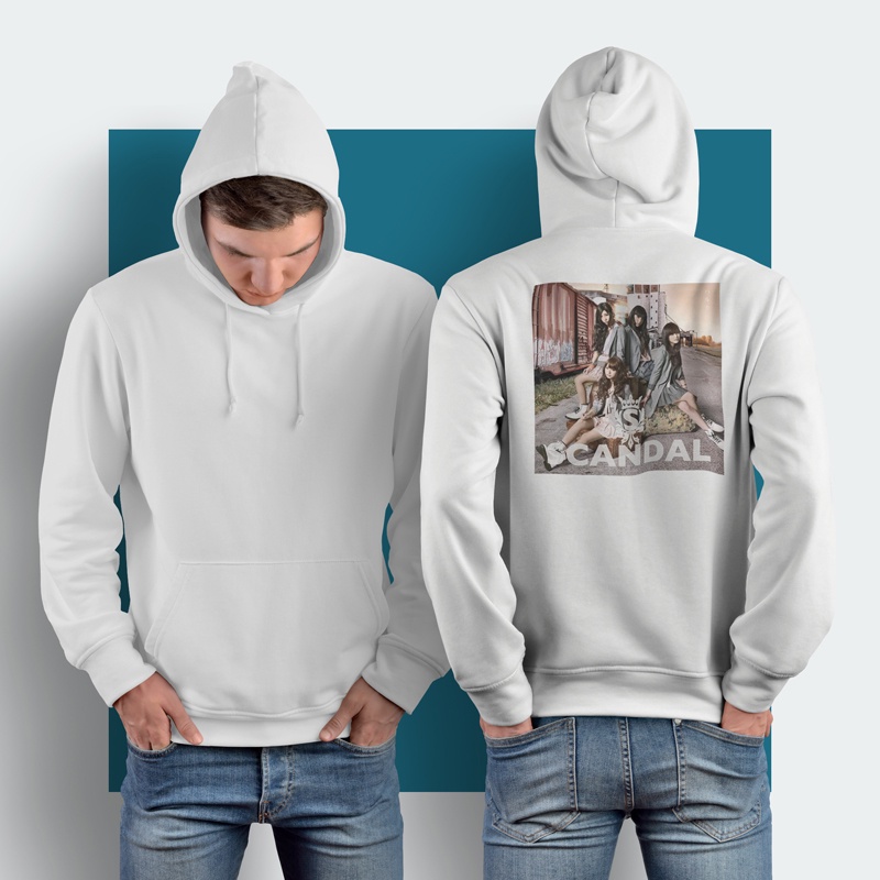 Hoodie SCANDAL BAND Japan Hoodie Jumper Casual Pullover Hoodie Unisex [Bisa COD] New Hoodie