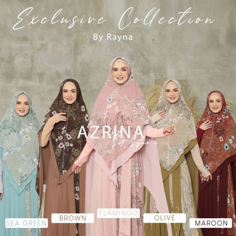 Azrina set by rayna siap kirim