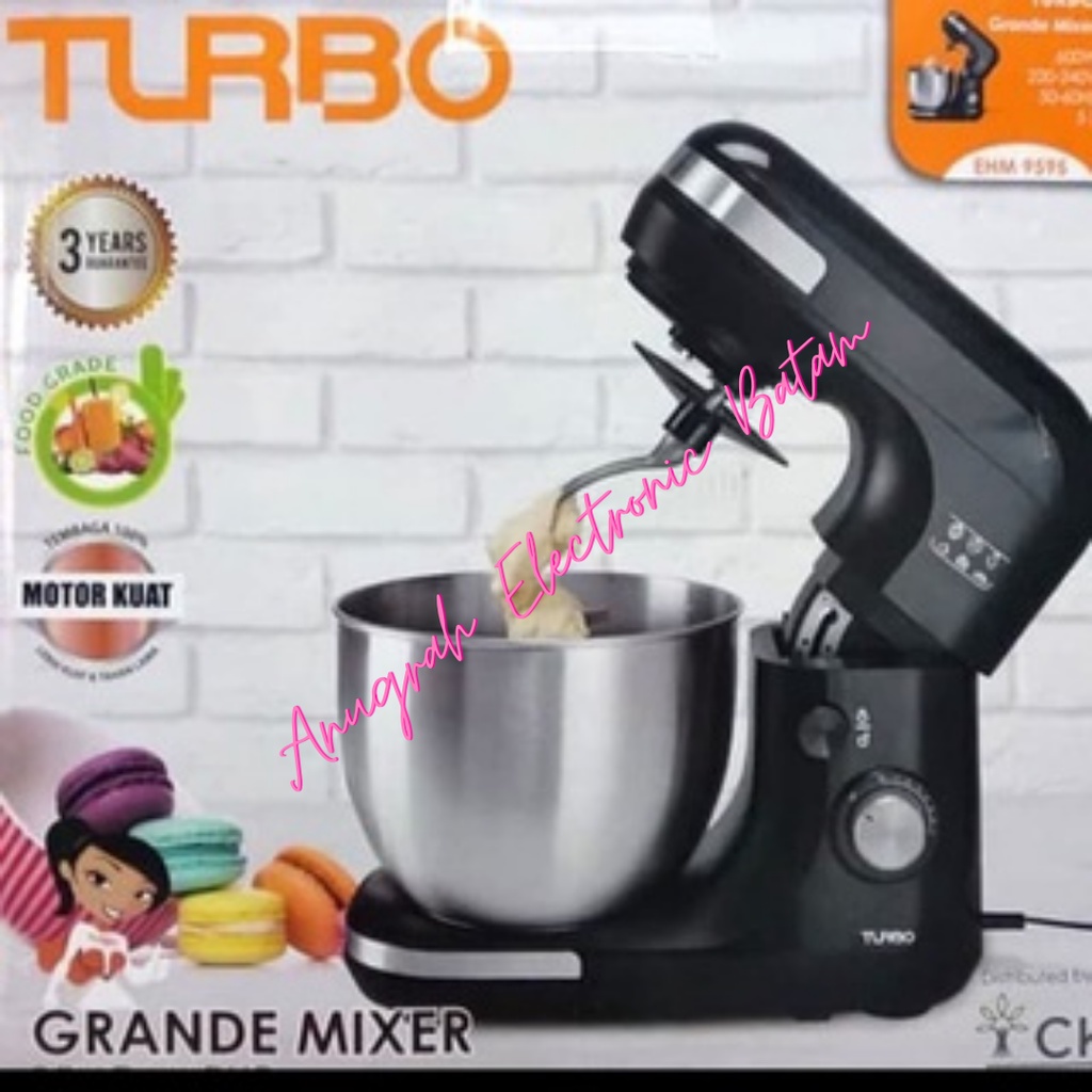 TURBO Mixer Grande EHM 9595 / Stand Mixer Roti / Mixer Besar - 5 Liter BATAM