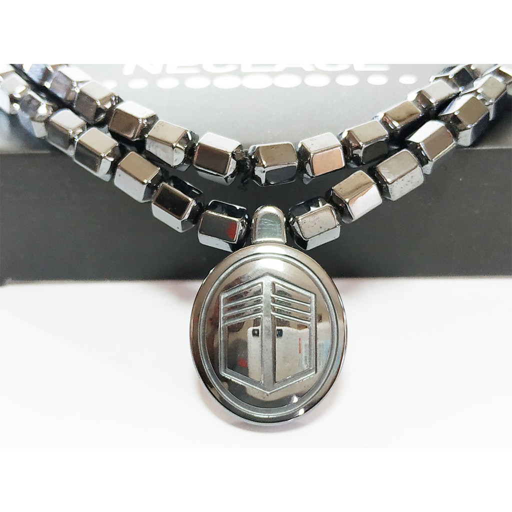 VeE 1 Set Kalung Gelang Magnet Tabung Cutting Liontin Ukir Kabah Asli Korea  Kalung Terapi Kesehatan