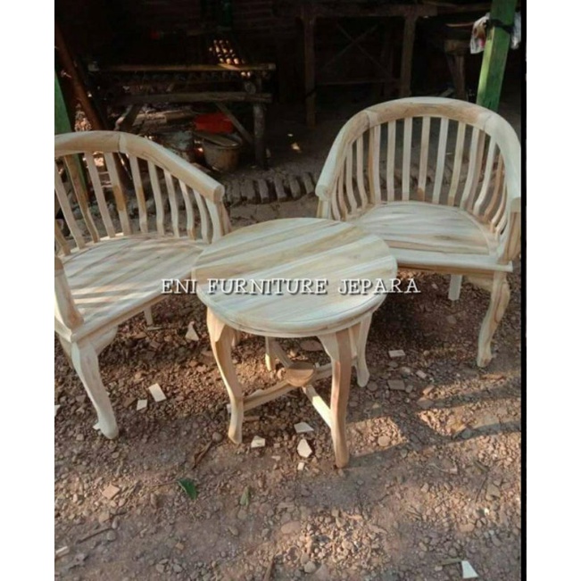 Set Kursi Betawi Jati - Kursi Betawi Jati Murah - Kursi Teras Betawi Harga Murah