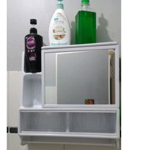 RAK KACA CERMIN DINDING MC-4 MASPION | MIROR BOX WALL CABINET DEKORASI KAMAR MANDI TOILET
