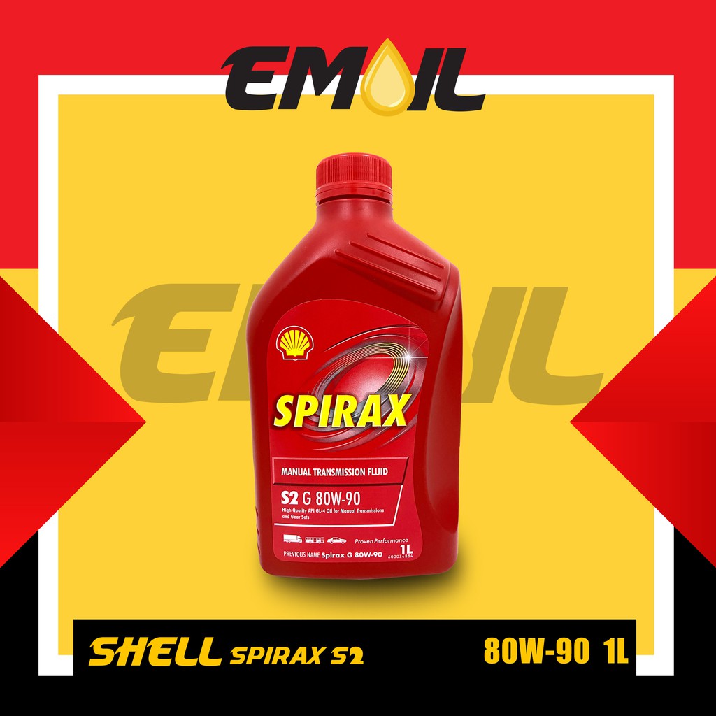 OLI SHELL SPIRAX MANUAL TRANSMISSION FLUID S2 G 80w- 90 kemasan 1 liter