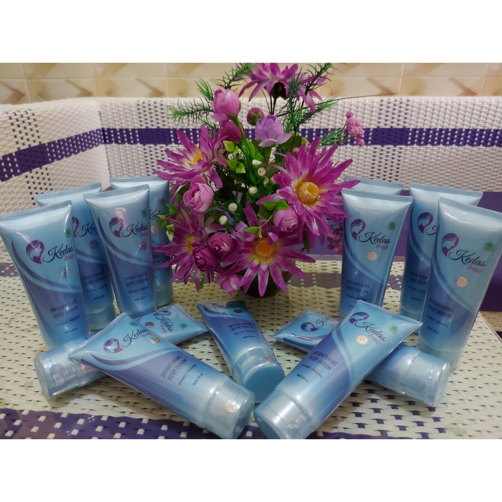 COD kedas beauty 100 % original brightening body serum pemutih badan BPOM kedas Body serum halall