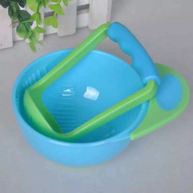 Grinder masher bowl Baby Food Maker mangkuk penggiling penghalus MPASI makanan bayi