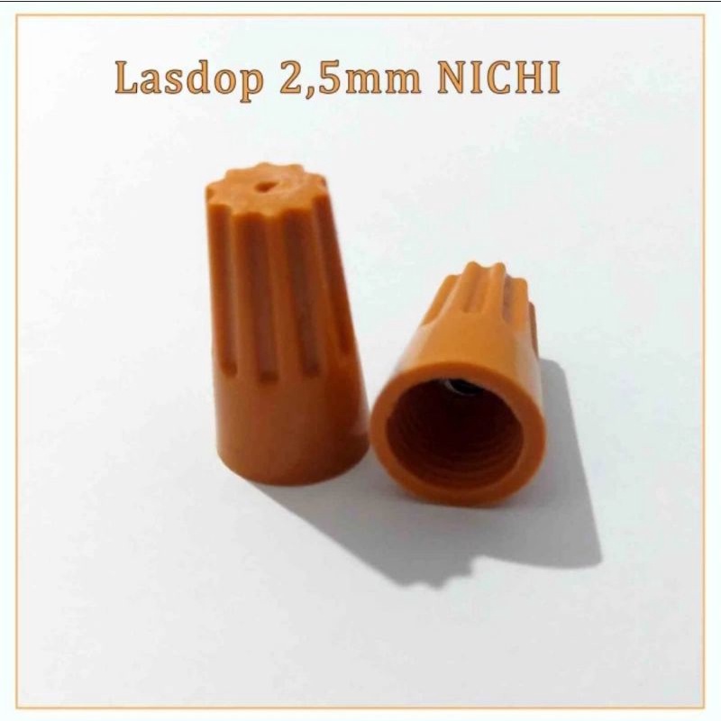 NICHI LASDOP/LAS DOP/SCREW ON WIRE 2.5MM P73 BAGUS PER PACK ISI 100PCS