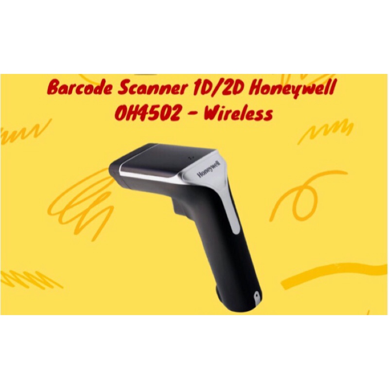 MURAH Barcode Scanner 1D/2D Honeywell OH4502 - Wireless GARANSI