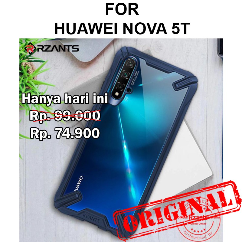 RZANTS MILITARY case for Huawei Nova 5T casing cover fuze tpu mika clear not ringke fusion