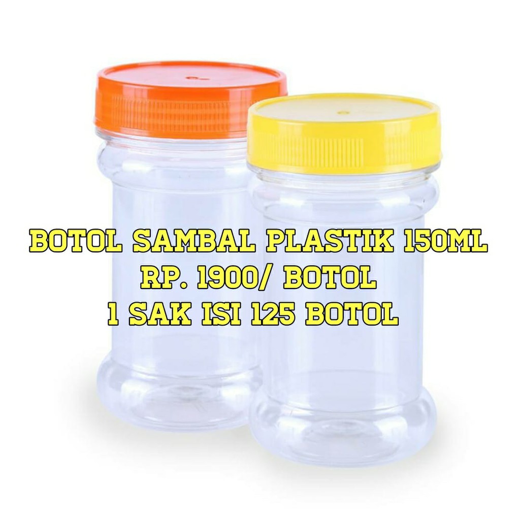 Botol sambal plastik 150ml Shopee Indonesia Botol sambal plastik 150ml Shopee Indonesia