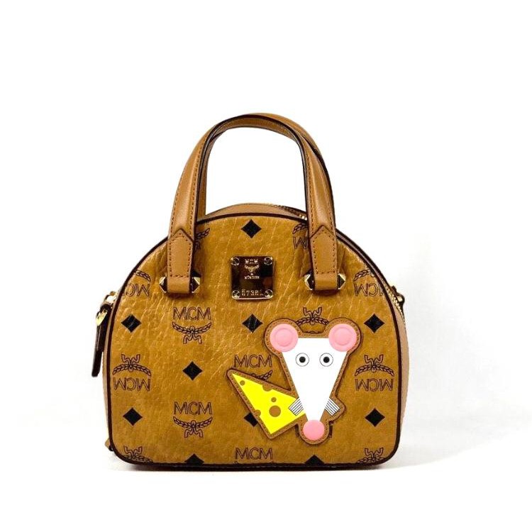 mcm small tote bag