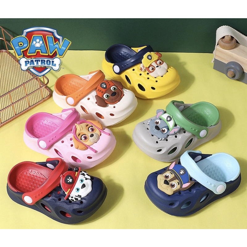 PAW PATROL SLIP ON SANDAL KIDS / sendal anak karet rubber / Sandal Anak / Sendal Anak / Sandal Karet Anak / Sandal Baim Anak / N0 Crocs Anak / Sandal Paw Patrol / Sendal Paw Patrol / Paw Patrol . Sandal Karakter Anak / Paw Patrol Sandal / Paw Patrol Anak