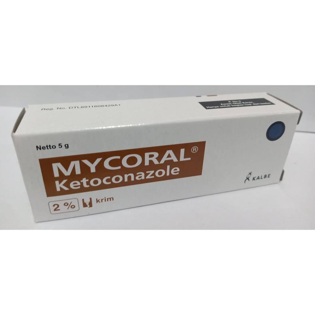 Mycoral Cream / Salep Gatal Karena Jamur / Panu / Kurap / Kutu Air / 5 Gram