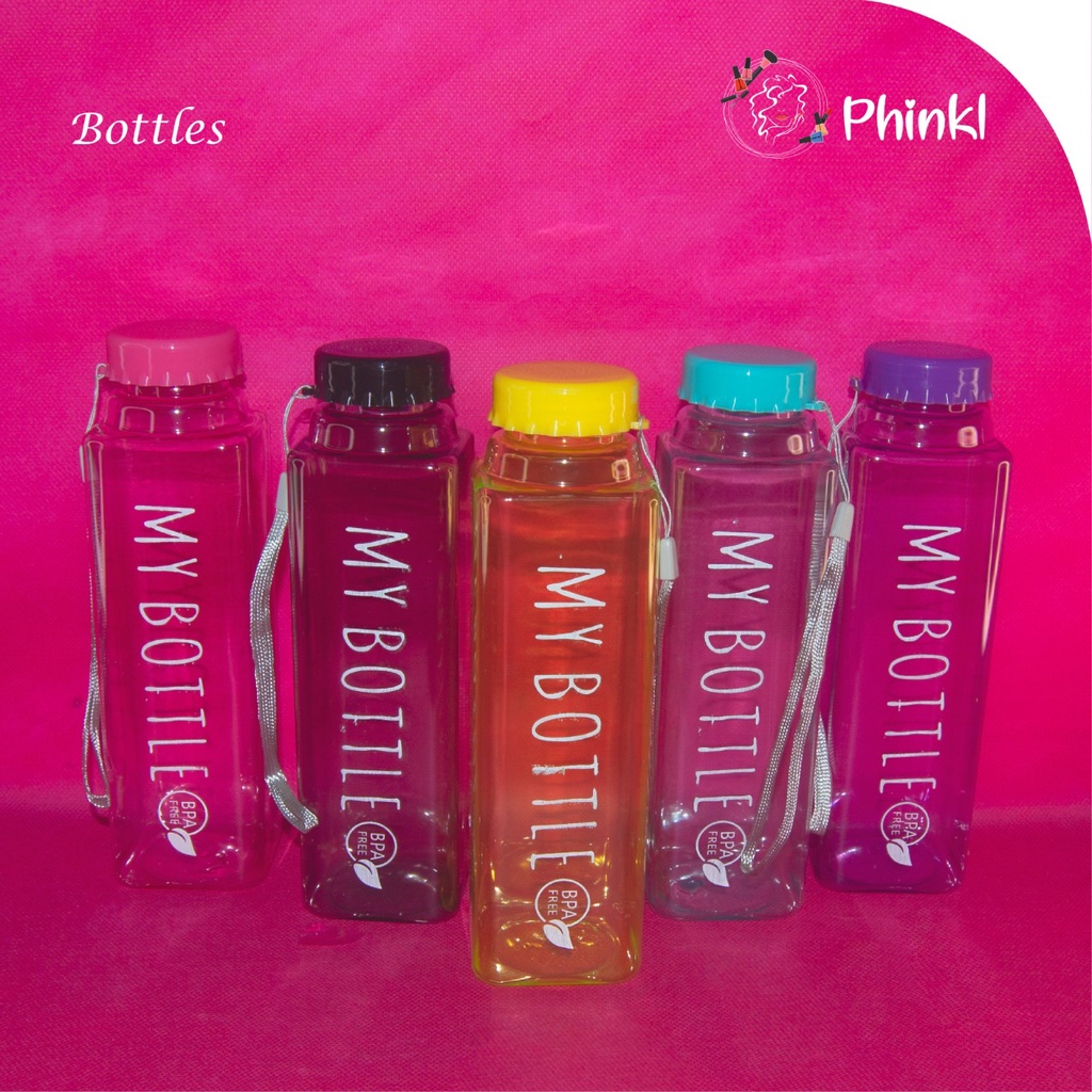 `ღ´ PHINKL `ღ´ ᗩᑕᑕEᔕOᖇIᔕ my bottle kotak botol minum bisa untuk souvenir ulang tahun dan pernikahan custom