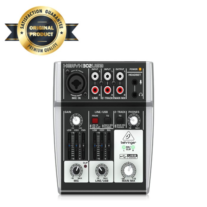 Mixer Behringer Xenyx 302 USB Xenyx 302USB XENYX302 USB Original