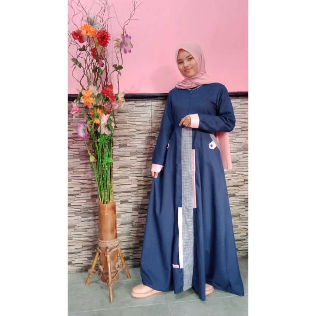 Gamis ORI katun madinah homemade murah berkualitas simple elegant busui