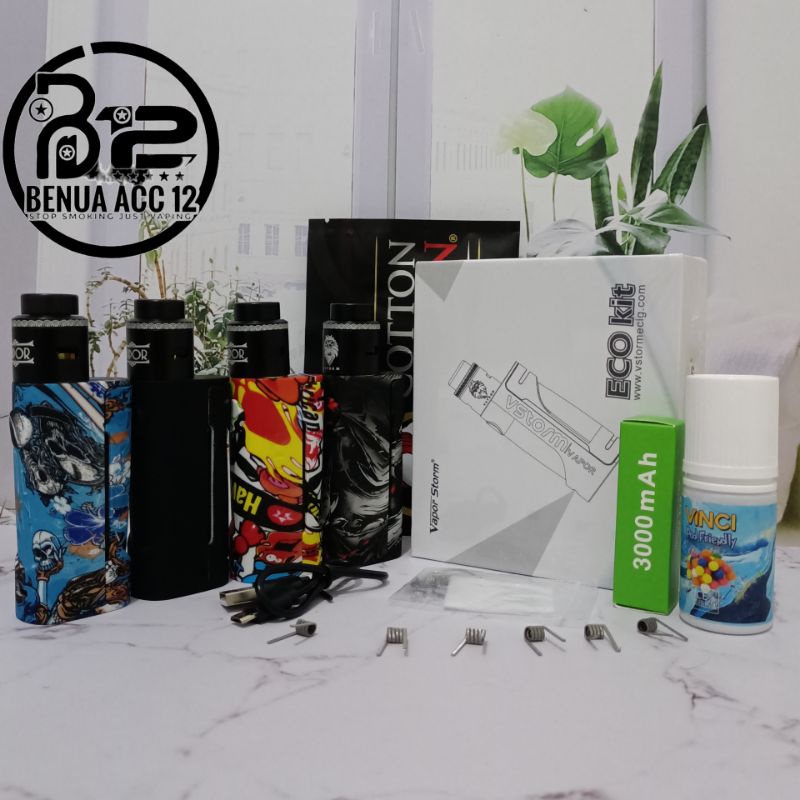 Terbaru elektronik kecil Koleksi terbaru FULLSET VAPOOR ECO KIT 90W SIAP PAKAI My one jaya