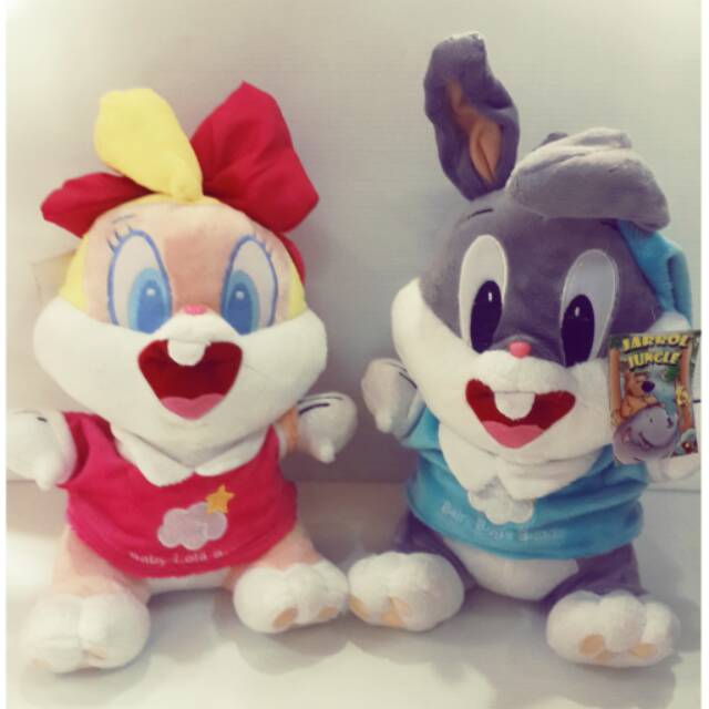 Boneka Bugs Bunny and Lola Warner Bros Couple 1 set isi 2 pcs