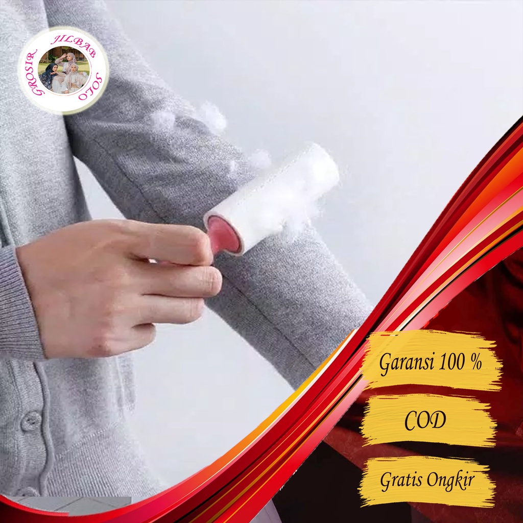 Pembersih Debu Bulu Anjing Kucing - AC 101 - Magic Sticky Lint refill refil Roller Roll Alat Sikat Penghilang Pembersih Pengangkat Bulu Debu Kotoran pada Pakaian Baju Karpet Lantai Mobil Kasur peralatan kebersihan perabot rumah tangga