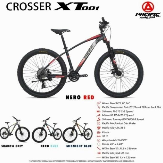 Sepeda Gunung / Mtb 27.5 Pacific Crosser Xt 001 Goriandriko