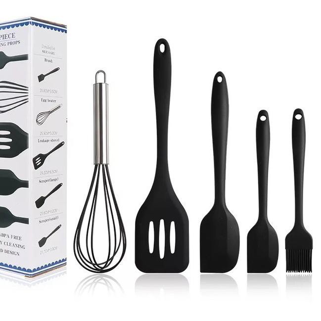 SPATULA SILIKON - SPATULA SET - SPATULA SILICONE - SPATULA TAHAN PANAS - SPATULA ANTI LENGKET - PENG