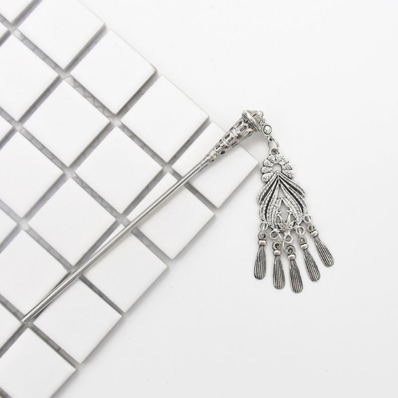 Siy Tusuk Konde Desain Bungarumbai Gaya Retrovintageantikcina Untuk Wanita 2018