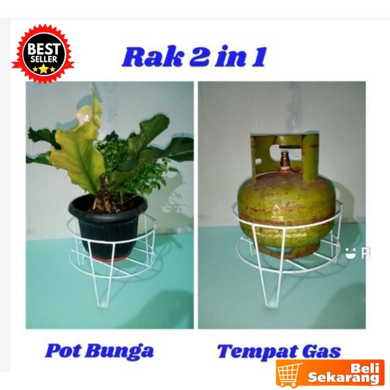 Rak dudukan pot/Rak dudukan gas/ Rak murah