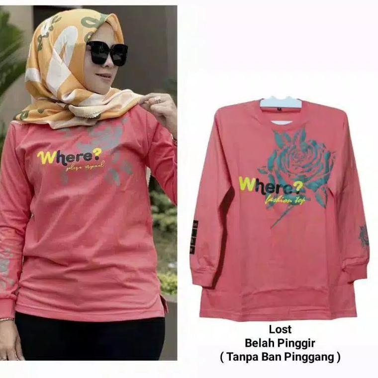 02> KAOS WANITA MOTIP ZOLAQU // KAOS GYL TERBARU KAOS MUSLIM LENGAN PANJANG (KODE 4476)