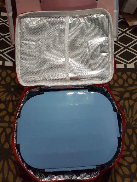 Sale, Harga Promo,tas Bekal Lunch Bag Polos Untuk Tedemei, Yooyee  Dll