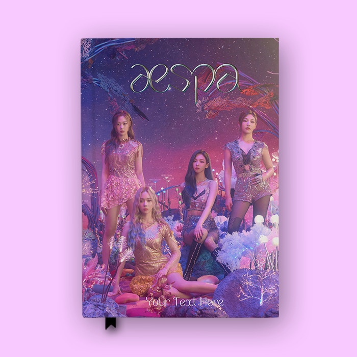 

Buku Catatan Notebook Kpop Aespa Black Mamba Custom Nama Diary Jurnal