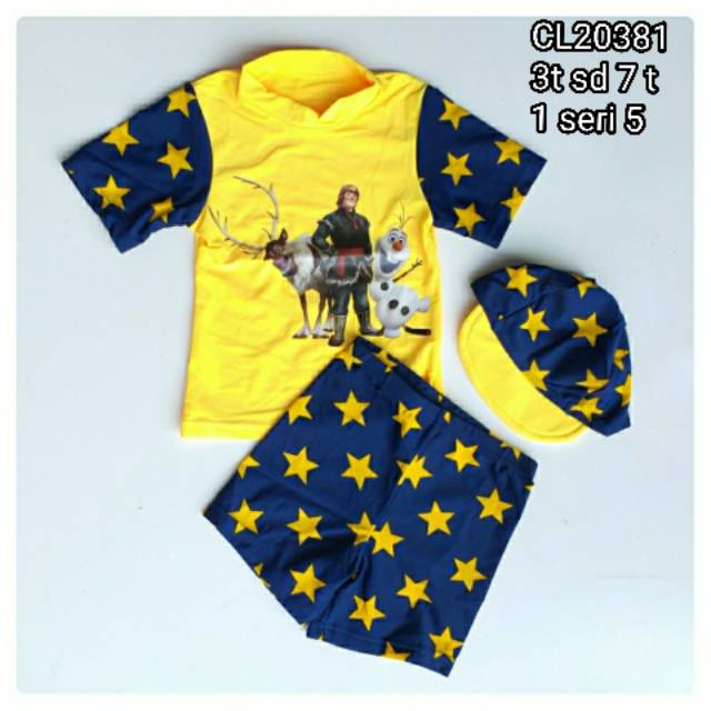 Baju Renang Anak Laki 3-7T Catell Love