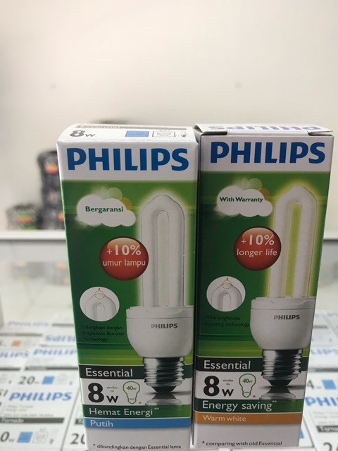 PHILIPS LAMPU ESSENTIAL 5 WATT , PHILIPS LAMPU ESSENTIAL 8 WATT