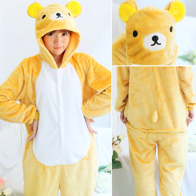 Kostum Pajamas Karakter Costume Rilakkuma Onesie Dewasa Unisex