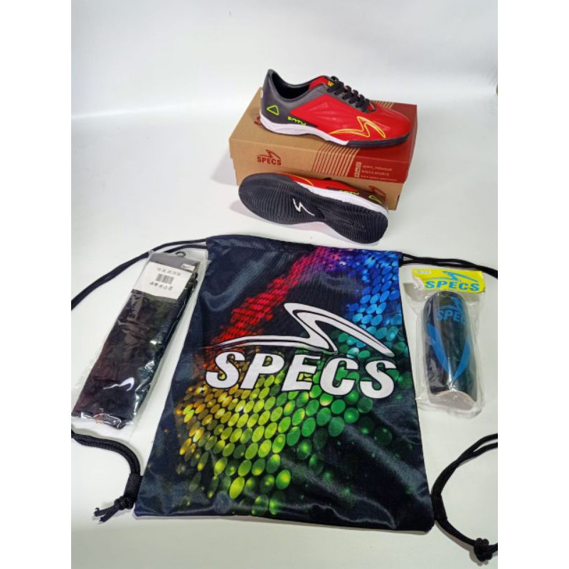 PAKET KOMPLIT SEPATU FUTSAL SPECS ACCELATOR GRADE ORI