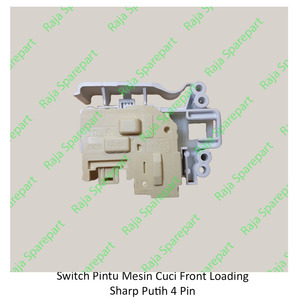 Switch Pintu Mesin Cuci Sharp Putih 4 Pin