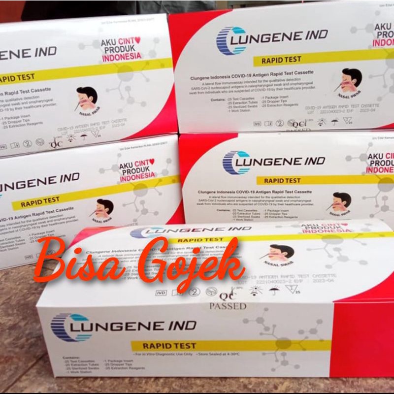 Clungene Ind Rapid Test Antigen box