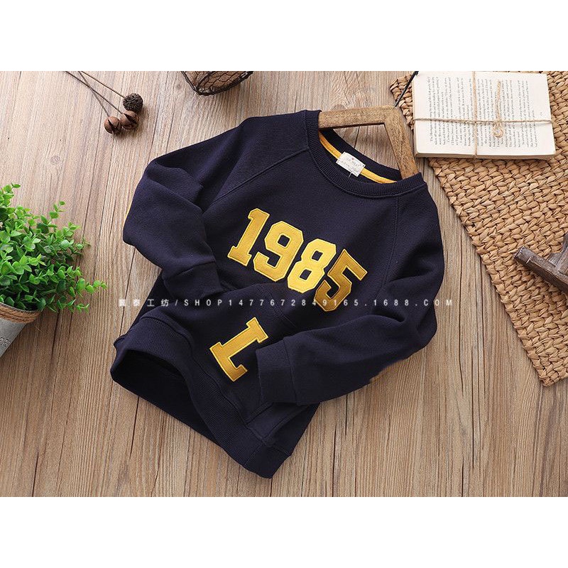 BS/COD/BAJU ATASAN ANAK 1985/KAOS SWEATSHIRT LENGAN PANJANG/GOOD QUALITY/REAL PICTURE