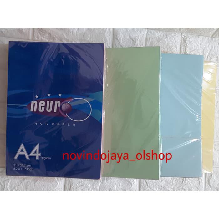 

Kertas / Neuro Warna A4 (Kertas Hvs Warna) 70 Gr - Hijau Muda