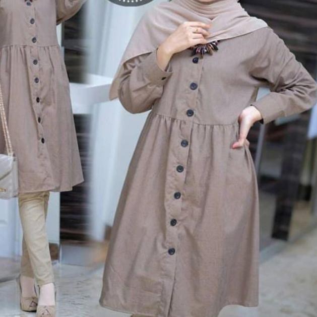 ➹ Mariya Tunik Atasan Wanita Busui Terbaru 2021 Long Tunik Murah Baju Muslim Original Kekinian Kanci