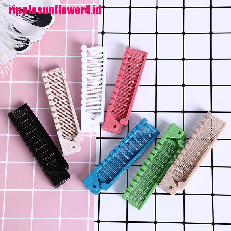 Sisir Rambut Lipat portable Anti Statis