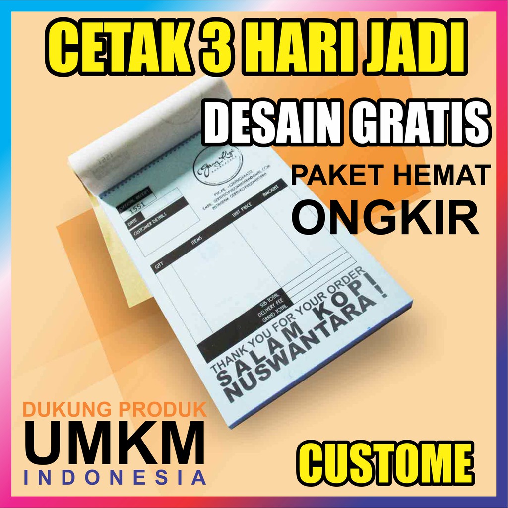 

nota 2 ply hemat ongkir