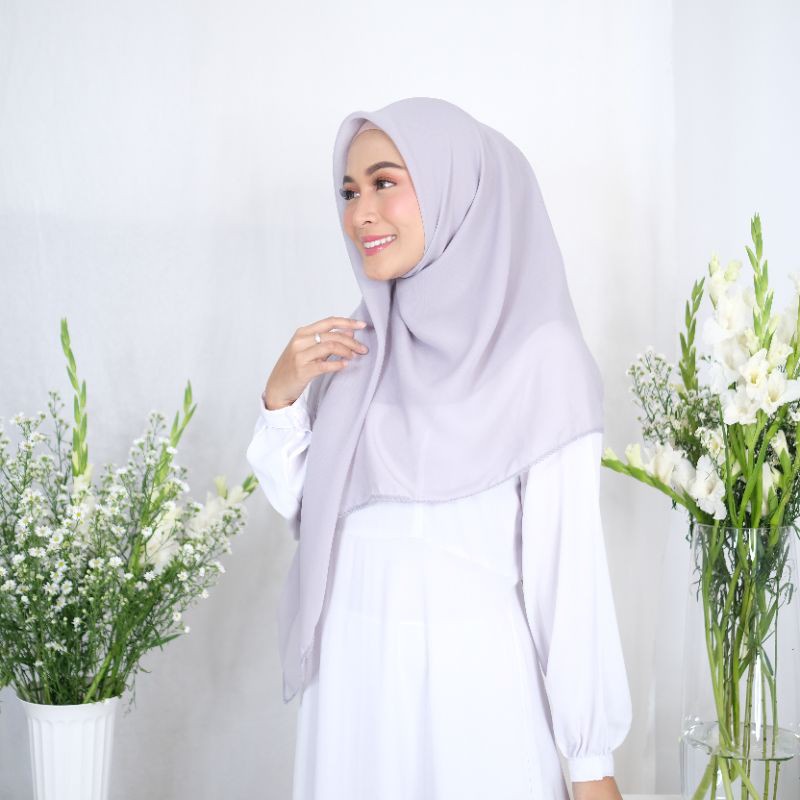 Zein Hijab - Bella Square Crochet / Segi Empat Crochet / Bella Crochet / Bella Picot