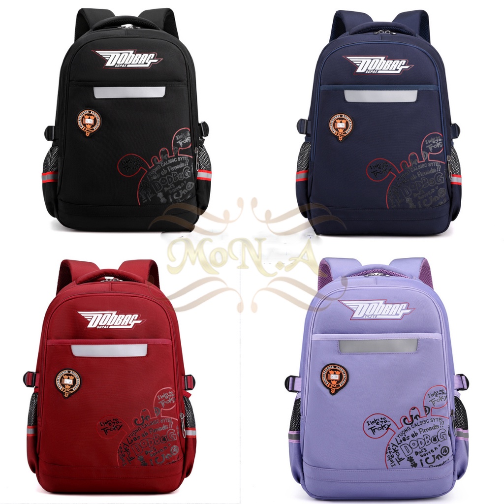 [MONA] TAS SEKOLAH RANSEL ANAK SD/SMP/SMA COWOK CEWEK LUCU WATERPROOF (TAHAN AIR) M0186 - KUALITAS  IMPORT PREMIUM