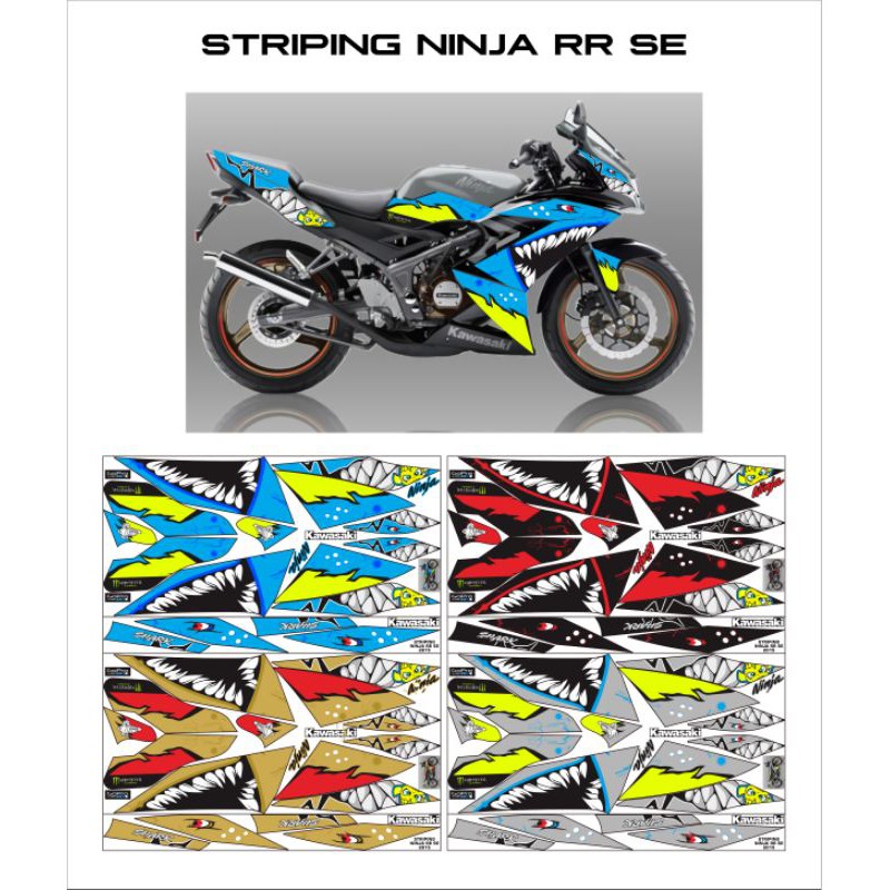 STRIPING LIS BODY MOTOR NINJA RR NEW 150 SE 2015 /NINJA RR NEW 150 SE SHARK