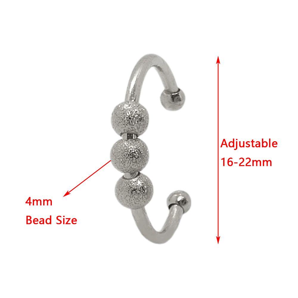 Preva Anxiety Ring Adjustable Meditasi Gadis Wanita Pereda Gelisah Worry Beads