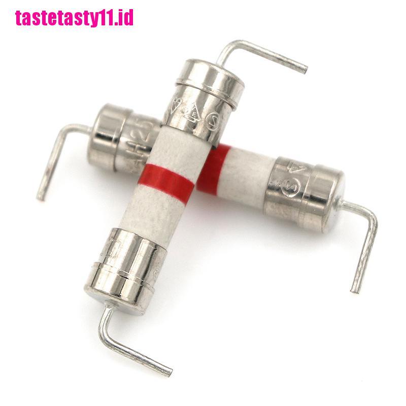 【TTID】5Pcs 8A 250V 5*20mm ceramic body time-lag axial lead fuse