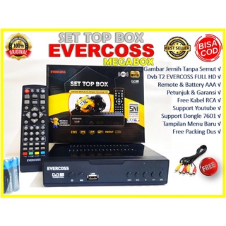 Evercoss STB Set Top Box Pro Digital TV Receiver Full HD Megabox