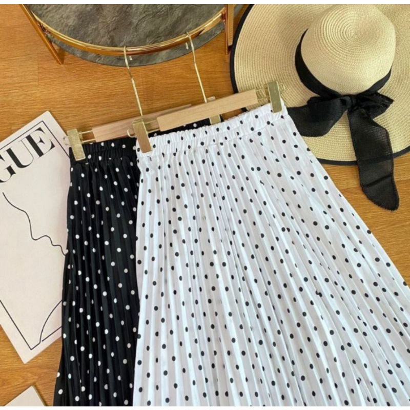 ROK PLISKET POLKADOT PREMIUM || Rok Plisket Polka